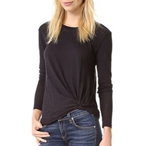 Stateside Twist Front Long Sleeve Tee